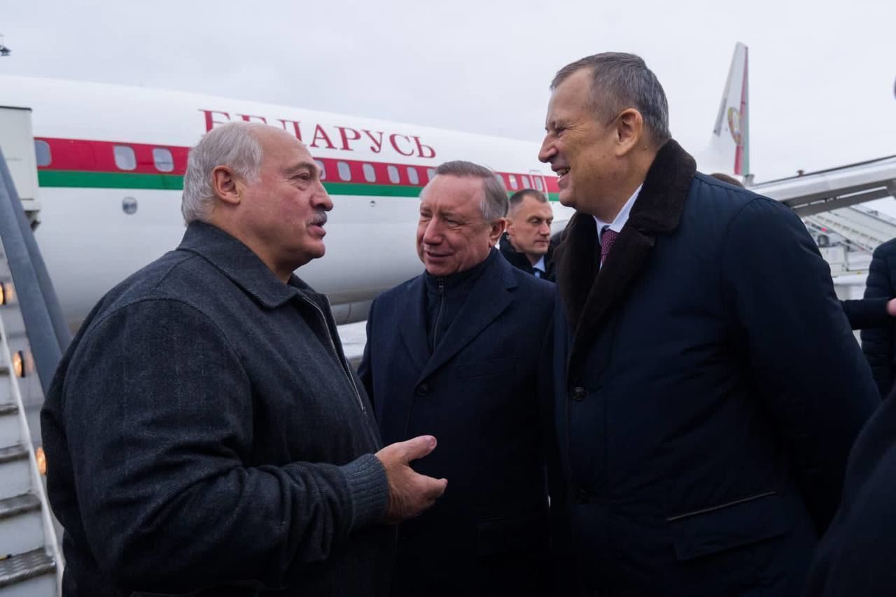 Путин поблагодарил Александра Лукашенко за приезд в Санкт-Петербург